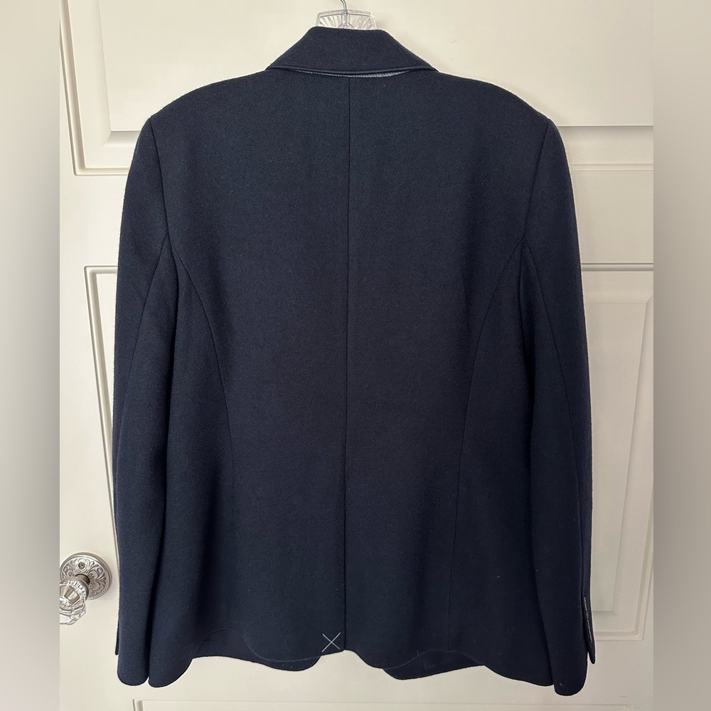Ann Taylor Navy Blue Wool Blend Blazer NWT - Picture 6 of 9